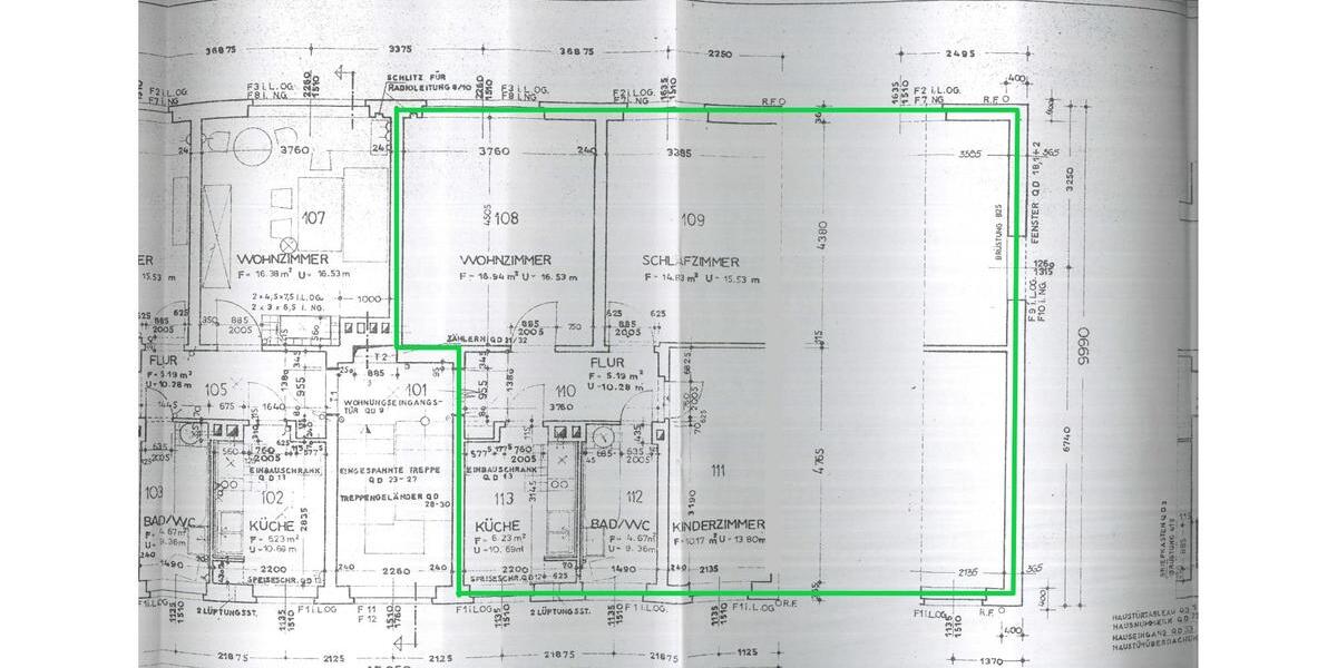 Großzöbern: 3 R Wohnung EG, sonnig und ruhig, mit Gartenbenutzung 3 zimmer