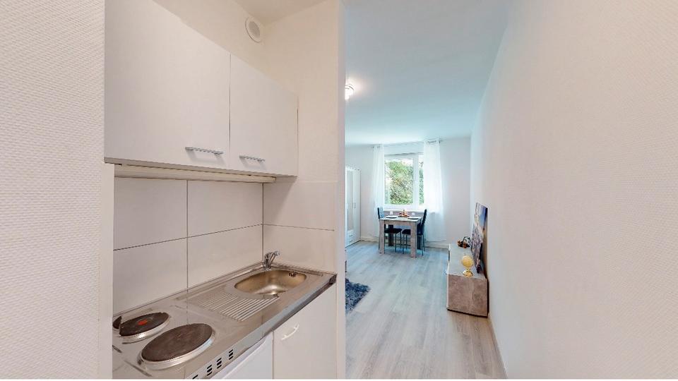 Etagenwohnung Saarbrücken Scheidt - 1 Zimmer, 24 m&sup2;, 380&euro; | Angebot:24747514