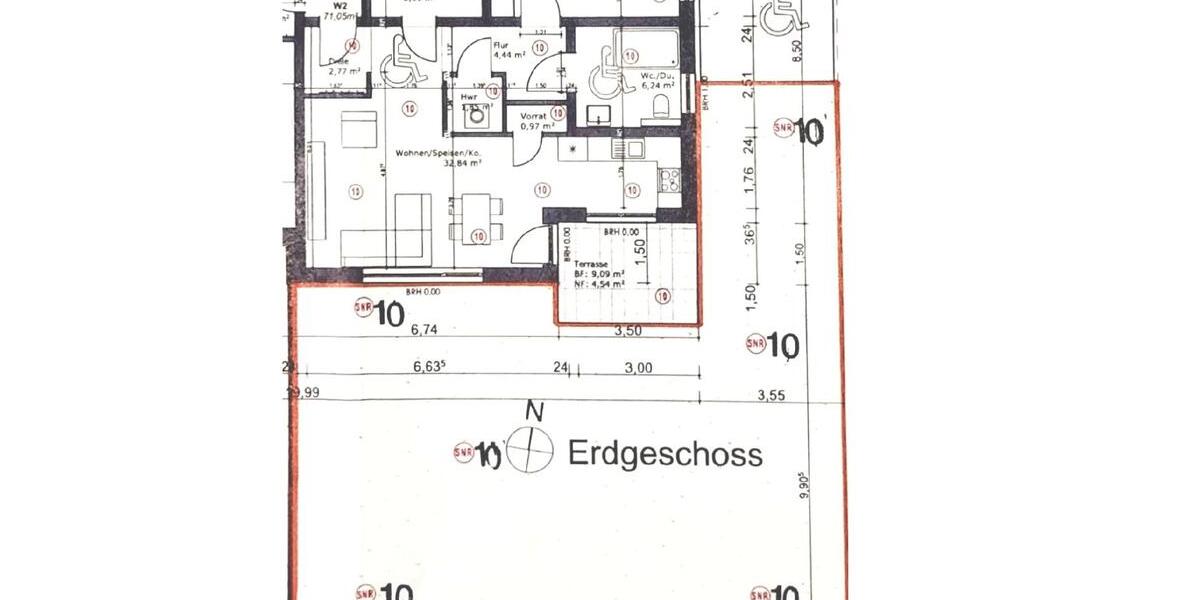 Erdgeschoßwohnung Sinzig - 2 Zimmer, 71 m&sup2;, 850&euro; | Angebot:26413041