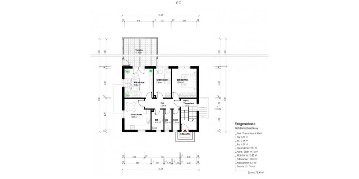 Mehrfamilienhaus, Wohnhaus Krumbach (Schwaben) - 5 Zimmer, 144 m&sup2;, 1.500&euro; | Angebot:25300778