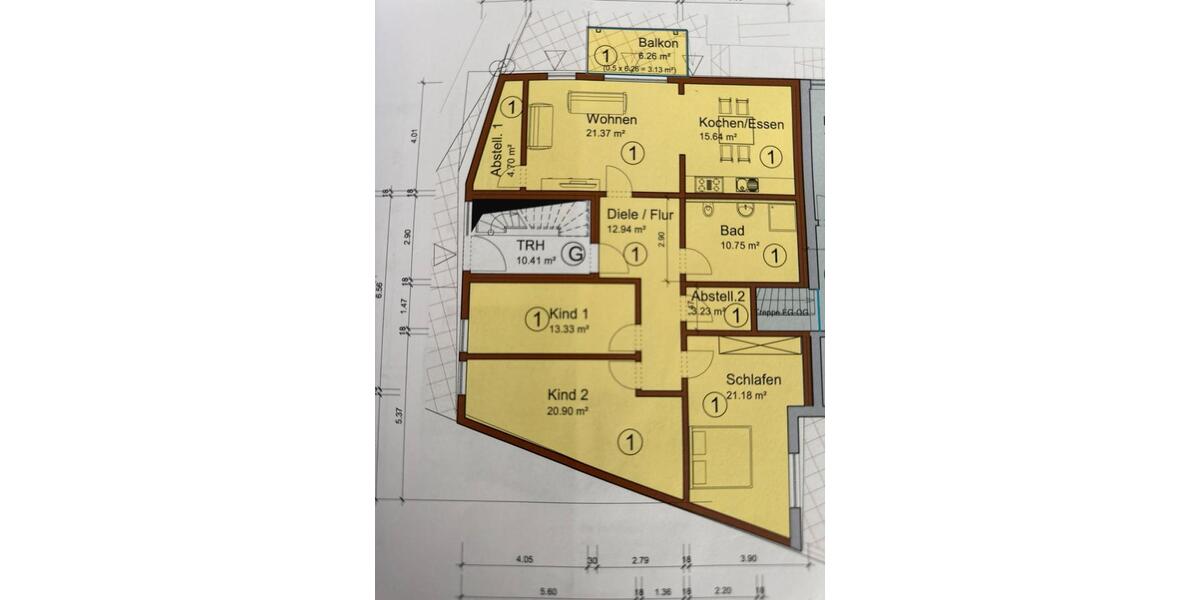 Erdgeschoßwohnung Villingen-Schwenningen Schwenningen - 4 Zimmer, 128 m&sup2;, 1.500&euro; | Angebot:26023737