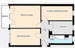 Etagenwohnung Lübben (Spreewald) - 3 Zimmer, 57 m&sup2;, 480&euro; | Angebot:24801407