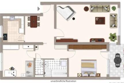 Wohnung Backnang - 3 Zimmer, 91 m&sup2;, 1.100&euro; | Angebot:26702655