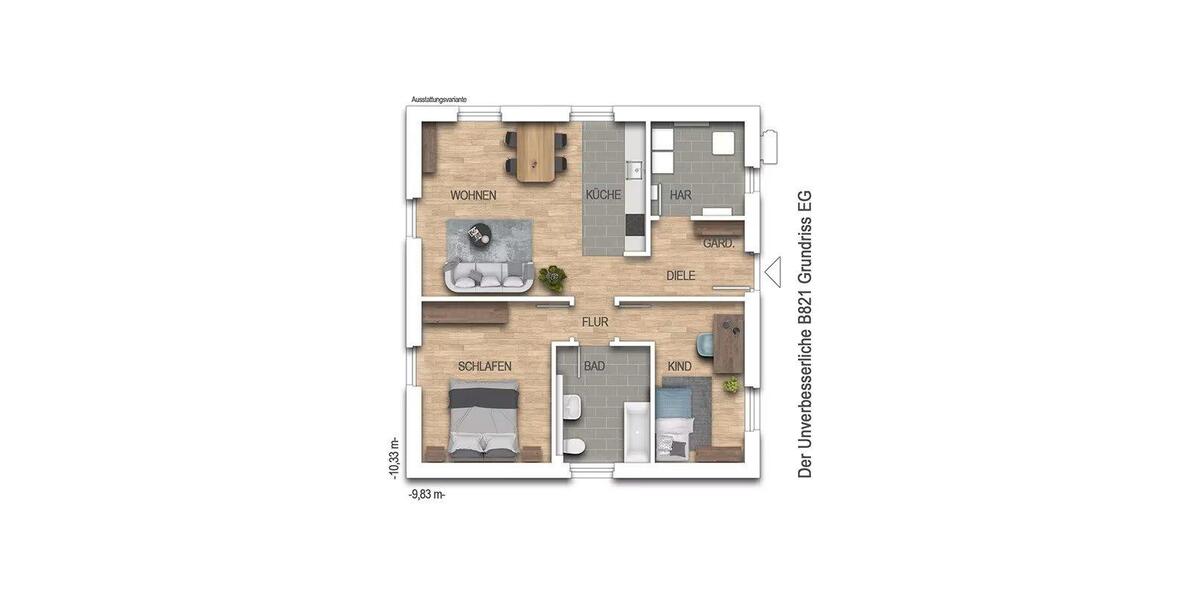 Bungalow Beeskow - 3 Zimmer, 82 m&sup2;, 1.400&euro; | Angebot:26640679
