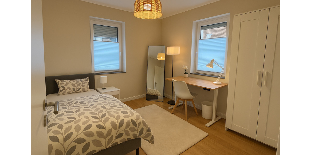 WG Zimmer in Stuttgart, Erstbezug, voll möbliert in 3er Frauen WG 3 zimmer