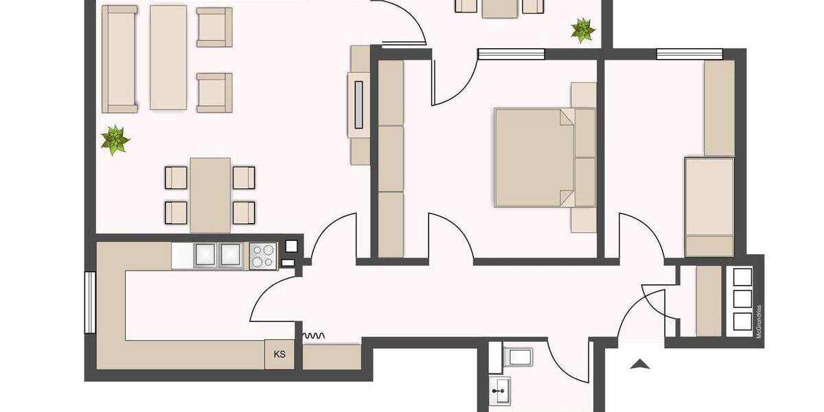 Gemütliche 3-Zimmerwohnung mit Balkon in Altenbauna-Baunsberg 3 zimmer