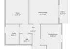 Etagenwohnung Erwitte - 3 Zimmer, 67 m&sup2;, 700&euro; | Angebot:26517456