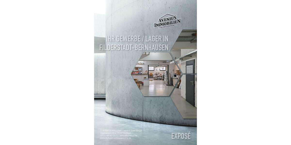 Gewerbeobjekt Filderstadt-Bernhausen Bernhausen - 1.050&euro; | Angebot:25144897