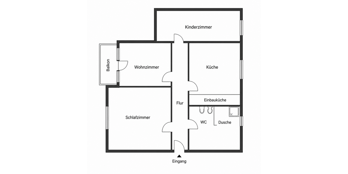 Etagenwohnung Bochum Altenbochum - 3 Zimmer, 70 m&sup2;, 650&euro; | Angebot:27017633