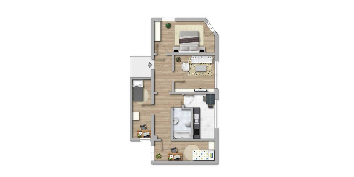 Etagenwohnung Bad Lausick - 4 Zimmer, 90 m&sup2;, 495&euro; | Angebot:26673531
