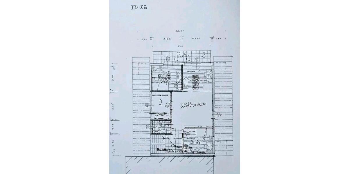 Dachgeschoßwohnung Lohr am Main - 3.5 Zimmer, 75 m&sup2;, 820&euro; | Angebot:24870743
