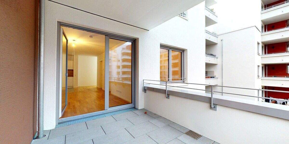 Erstbezug im Neubau: Stilvolle 2-Zimmer-Wohnung mit Einbauküche & ruhigem Innenhof-Balkon 2 zimmer