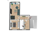 2 Zimmer Wohnung mit Einbauküche und Balkon