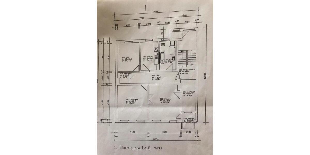 Etagenwohnung Oschersleben (Bode) - 4 Zimmer, 98 m&sup2;, 950&euro; | Angebot:23089804