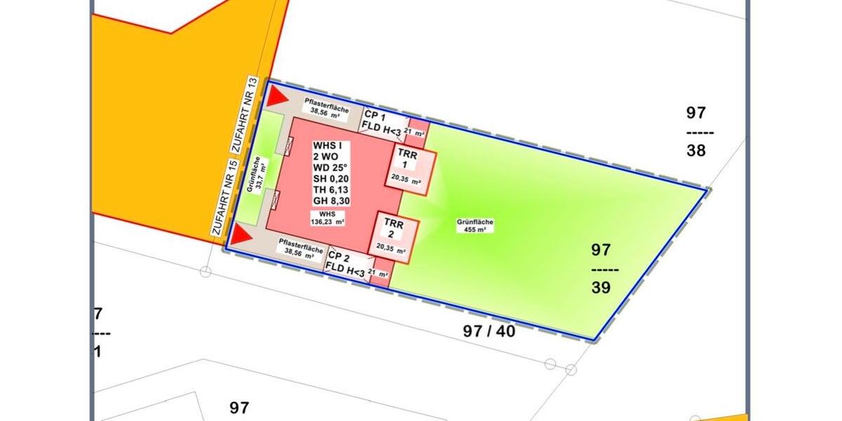Doppelhaushälfte Großenkneten - 3 Zimmer, 90 m&sup2;, 990&euro; | Angebot:26475040
