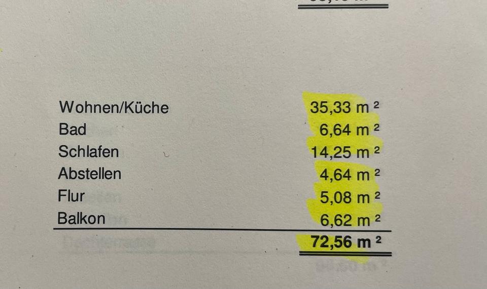 Etagenwohnung Bremerhaven Schiffdorferdamm - 2.5 Zimmer, 73 m&sup2;, 870&euro; | Angebot:25855500