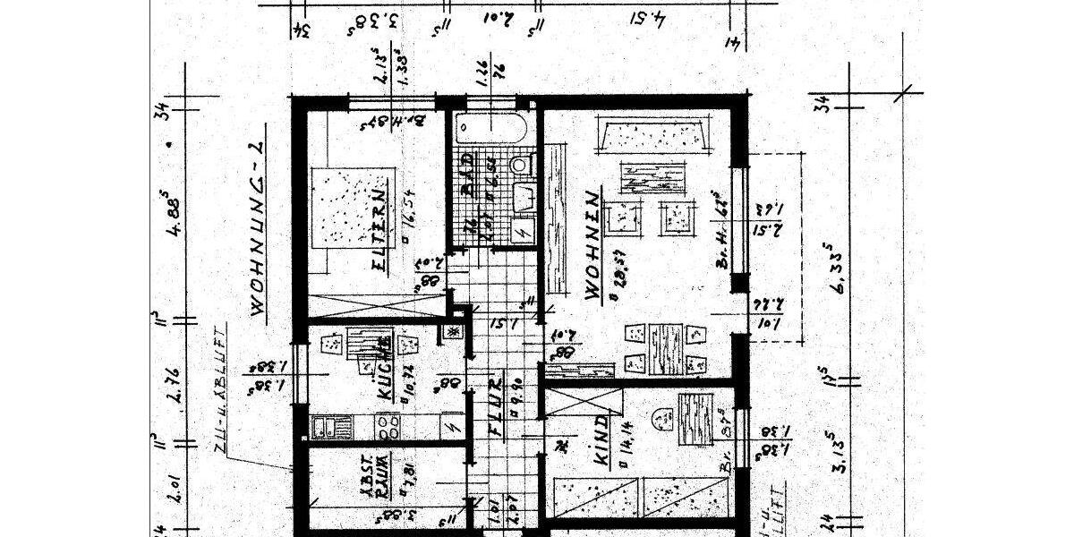 Etagenwohnung Berne - 3 Zimmer, 94 m&sup2;, 752&euro; | Angebot:26634761