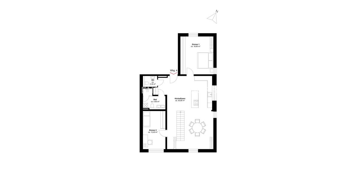 Etagenwohnung Karlsfeld - 4 Zimmer, 138 m&sup2;, 2.550&euro; | Angebot:24536130