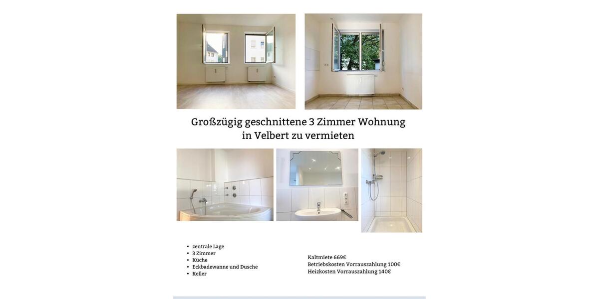Etagenwohnung Bonn Friesdorf - 3 Zimmer, 80 m&sup2;, 909&euro; | Angebot:26386926