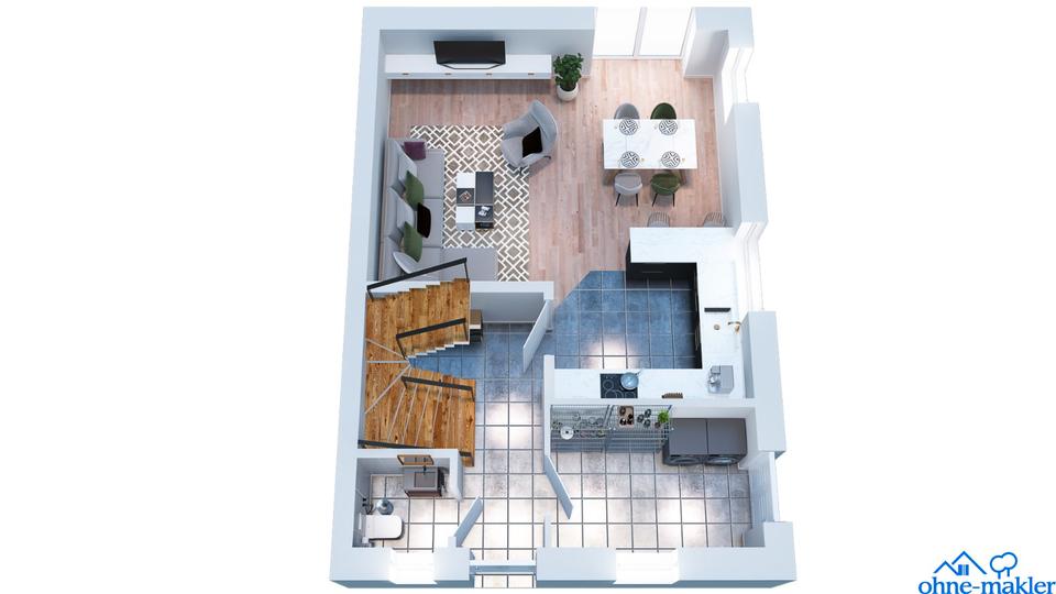 Doppelhaushälfte Selsingen - 3 Zimmer, 109 m&sup2;, 1.380&euro; | Angebot:25930619