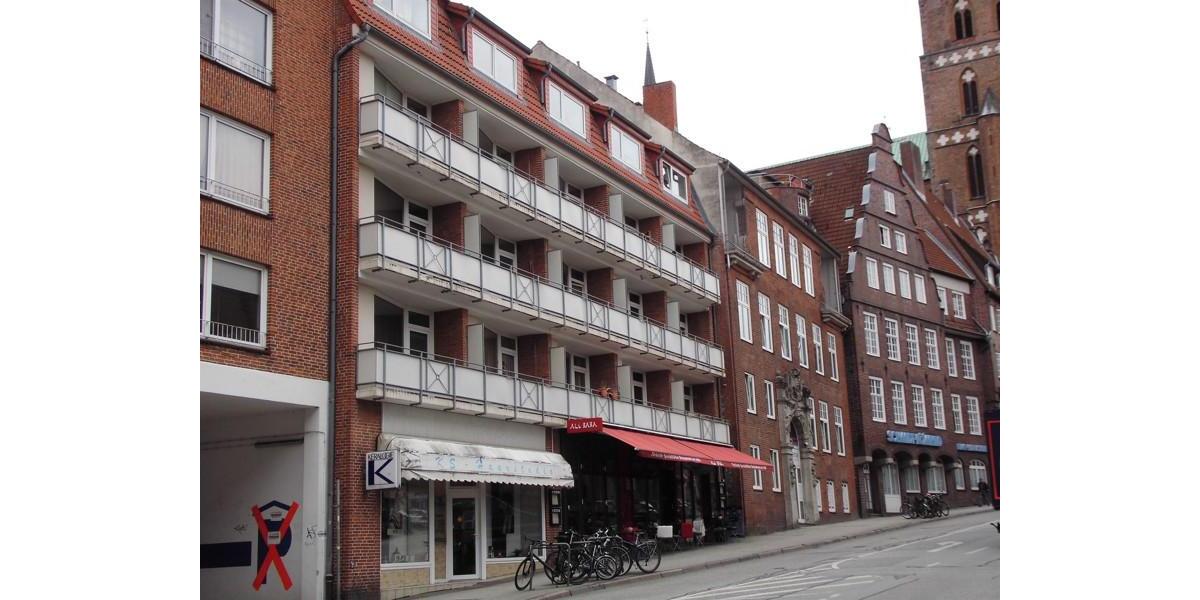 Etagenwohnung Lübeck Innenstadt - 1 Zimmer, 37 m&sup2;, 409&euro; | Angebot:25262892
