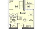 Etagenwohnung Idstein - 1 Zimmer, 28 m&sup2;, 550&euro; | Angebot:26421123