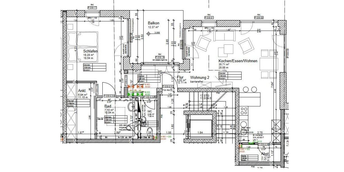 Etagenwohnung Marktheidenfeld - 2 Zimmer, 86 m&sup2;, 855&euro; | Angebot:26531526