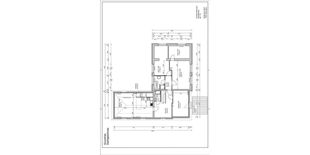 Dachgeschoßwohnung Altentreptow - 4 Zimmer, 134 m&sup2;, 815&euro; | Angebot:25216606