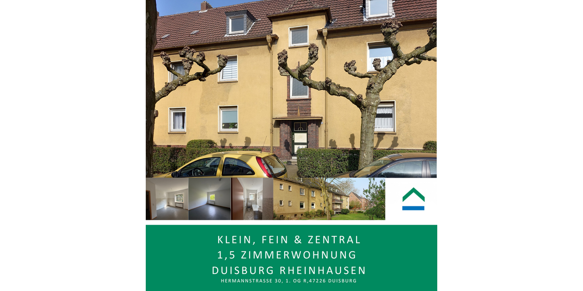 Etagenwohnung Duisburg Hochemmerich - 1.5 Zimmer, 38 m&sup2;, 242&euro; | Angebot:27072962