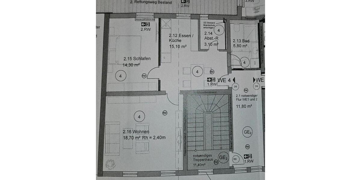 2 Raum Wohnung 70qm Erstbezug Sömmerda OT Leubingen 2 zimmer