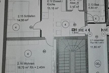 Wohnung Sömmerda - 2 Zimmer, 70 m&sup2;, 790&euro; | Angebot:23054412