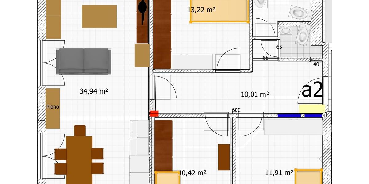 Etagenwohnung Neuenburg am Rhein - 4 Zimmer, 85 m&sup2;, 1.180&euro; | Angebot:26623415