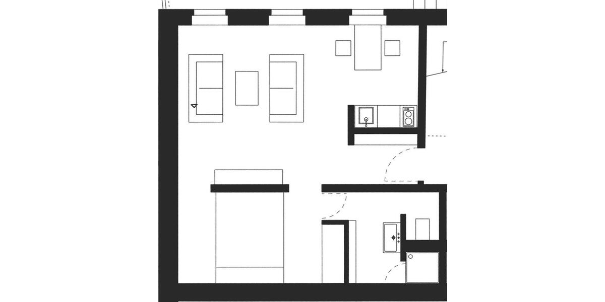 Etagenwohnung Rhodt unter Rietburg - 2 Zimmer, 34 m&sup2;, 780&euro; | Angebot:26104182