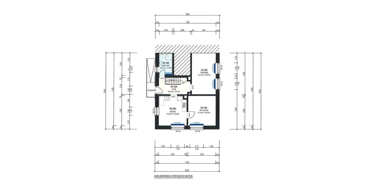 Terrassenwohnung Herzogenaurach - 2 Zimmer, 53 m&sup2;, 600&euro; | Angebot:25279525