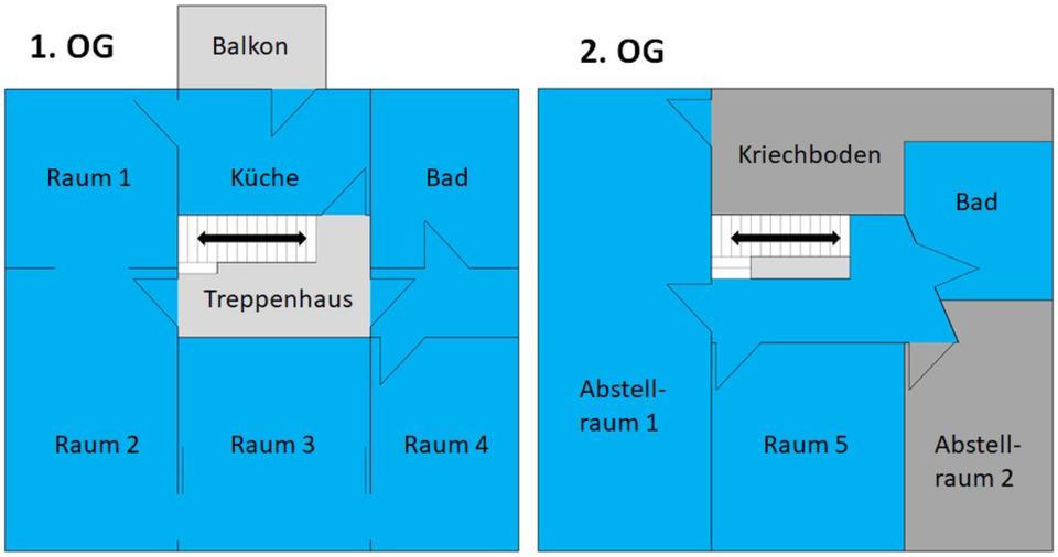 Wohnung Drensteinfurt Altbau 1. + 2. Etage 112m² 4 zimmer