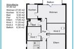 4 Zimmer 91.50 m2 Dachgeschoss Wohnung zu Vermieten 4 zimmer