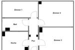 Etagenwohnung Gransebieth - 3 Zimmer, 61 m&sup2;, 330&euro; | Angebot:26480602