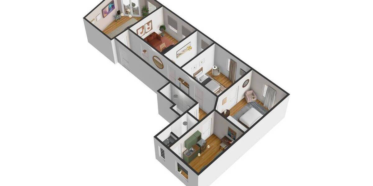 Etagenwohnung Hamburg St. Pauli - 4 Zimmer, 98 m&sup2;, 1.421&euro; | Angebot:26156547