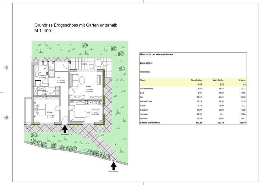 Souterrain Wohnung in Energetisch Saniertem Haus