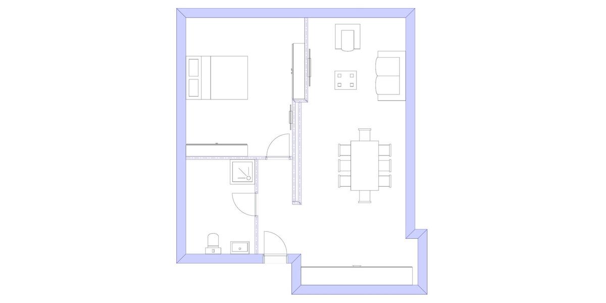 Dachgeschoßwohnung Stralsund - 2 Zimmer, 51 m&sup2;, 695&euro; | Angebot:24705771