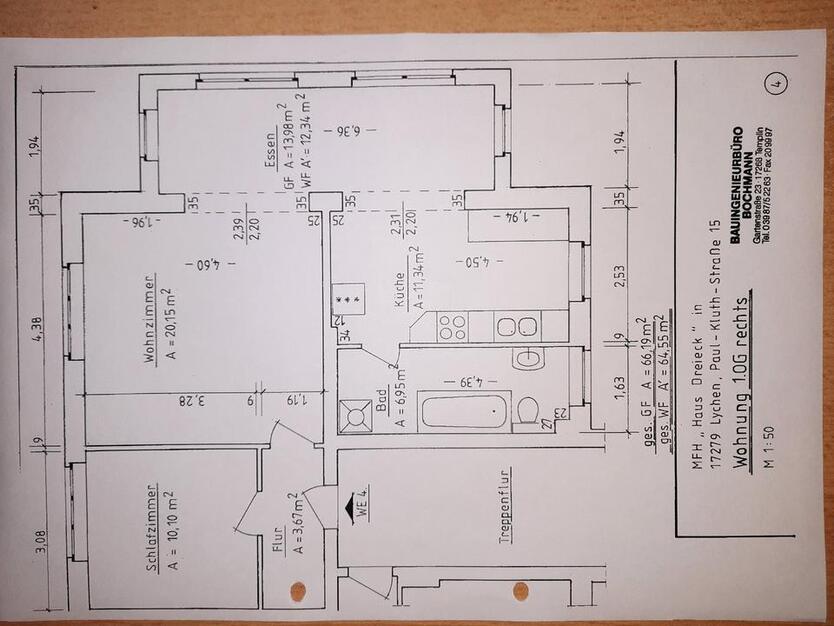 Helle 2-Raum-Wohnung 65 m² im san. Altbau zu vermieten zimmer