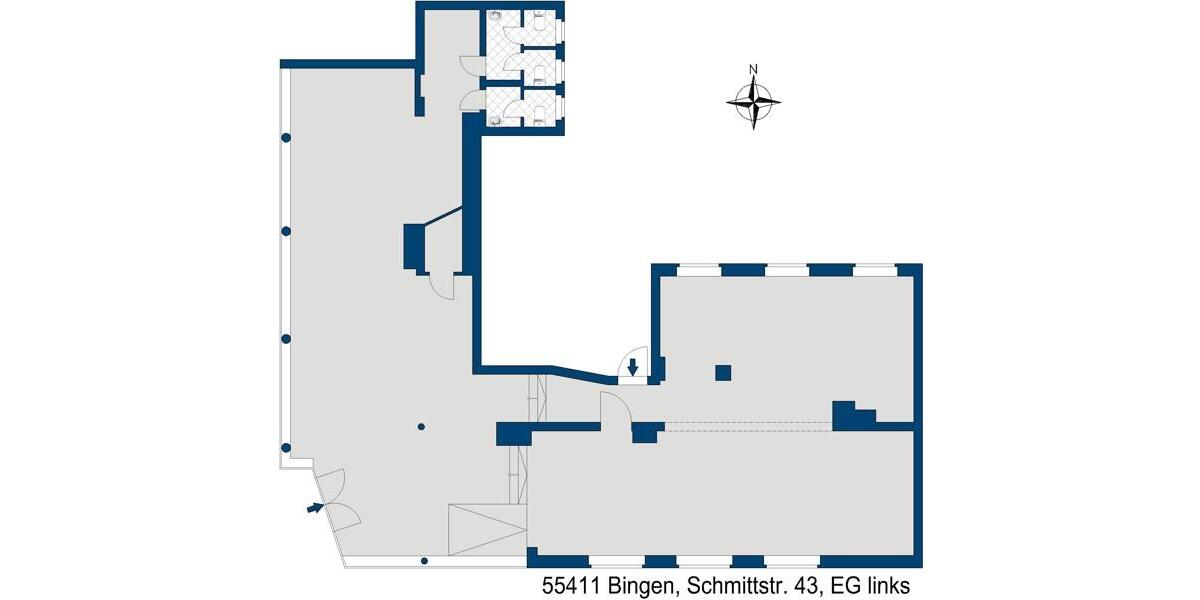 Schöne Ladenfläche in Binger City-Lage zimmer