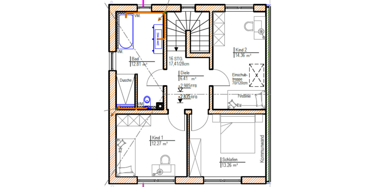 Doppelhaushälfte Aiterhofen - 4 Zimmer, 125 m&sup2;, 1.390&euro; | Angebot:25853602
