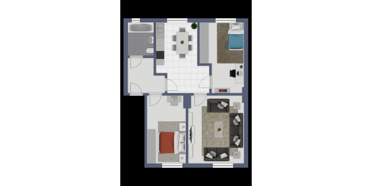 Etagenwohnung Kiel Neumühlen-Dietrichsdorf - 2.5 Zimmer, 53 m&sup2;, 569&euro; | Angebot:26528439