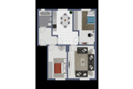 Etagenwohnung Kiel Neumühlen-Dietrichsdorf - 2.5 Zimmer, 53 m&sup2;, 569&euro; | Angebot:26528439