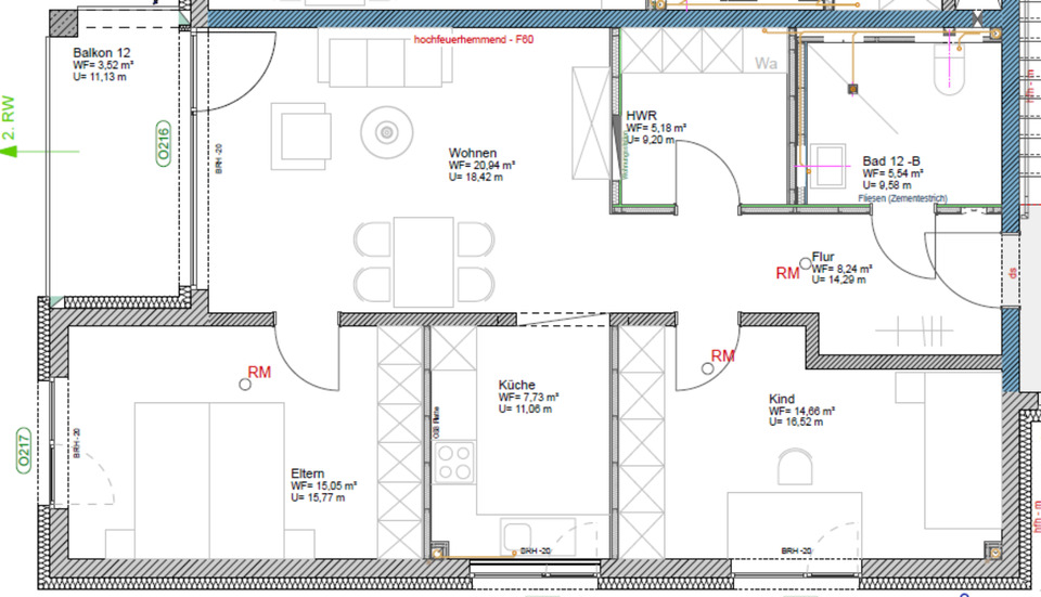 Etagenwohnung Sundern (Sauerland) - 3 Zimmer, 80 m&sup2;, 769&euro; | Angebot:25790488