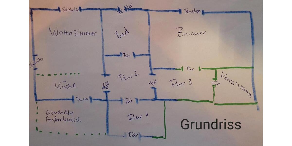 Gemütlicher Bungalow 54 m2 zu vermieten 2 zimmer