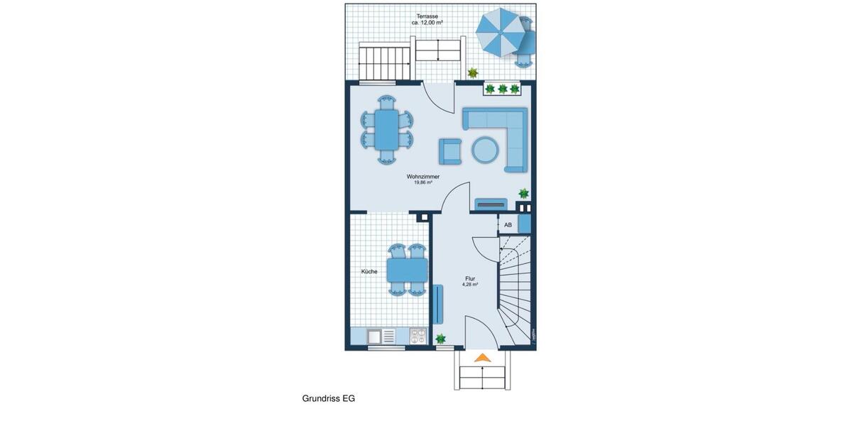 Reihenhaus Straubing - 3 Zimmer, 98 m&sup2;, 950&euro; | Angebot:26237530