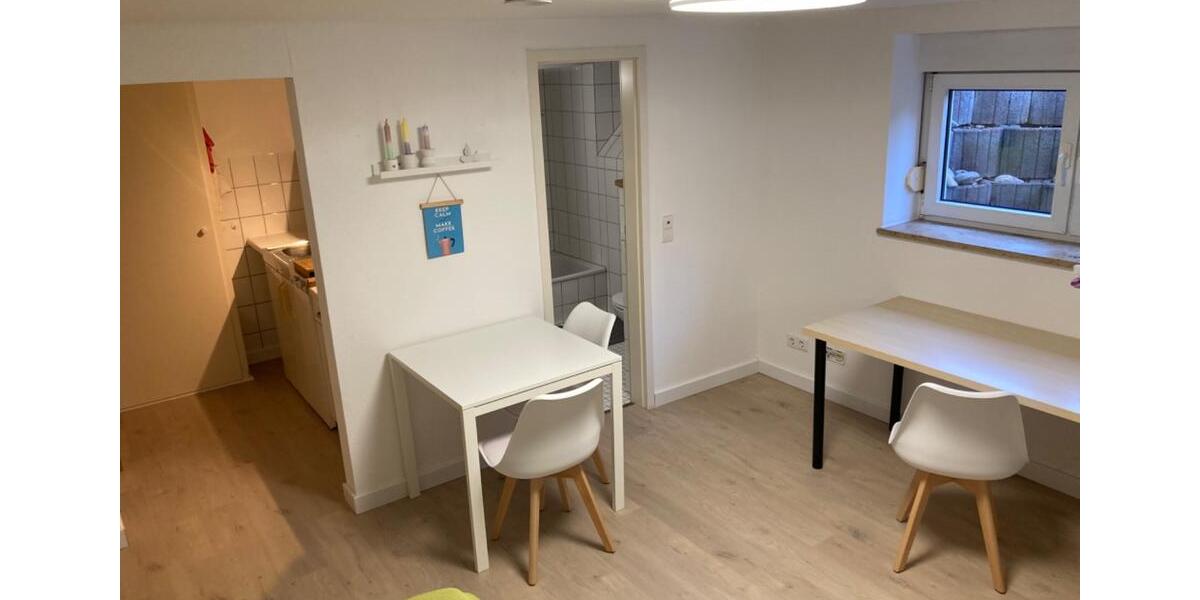 Gemütliche Souterrain - Wohnung für Studierende oder Pendler 1 zimmer