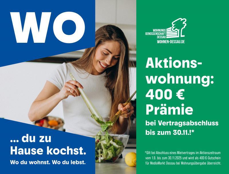 3-RaumWohnung mit Balkon